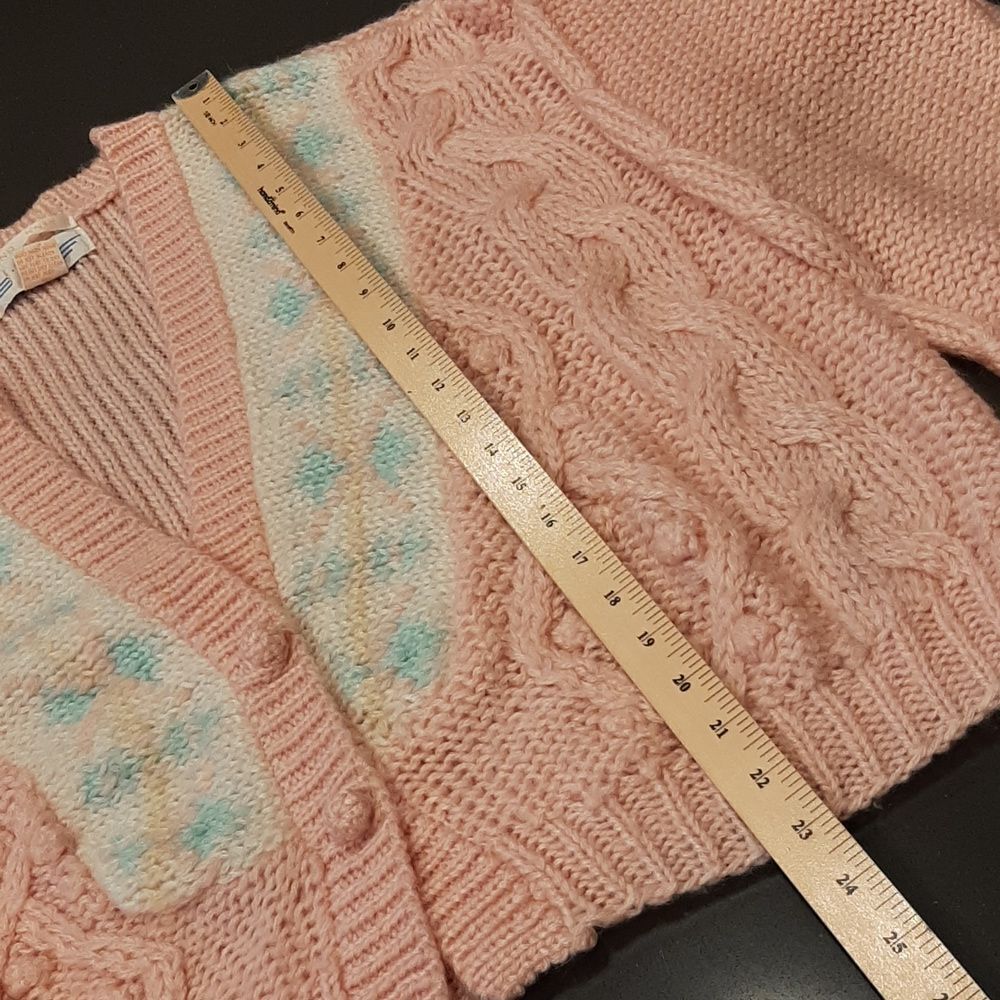 IVY Vintage Hand Knit Cardigan Sweater - Picture 8 of 11